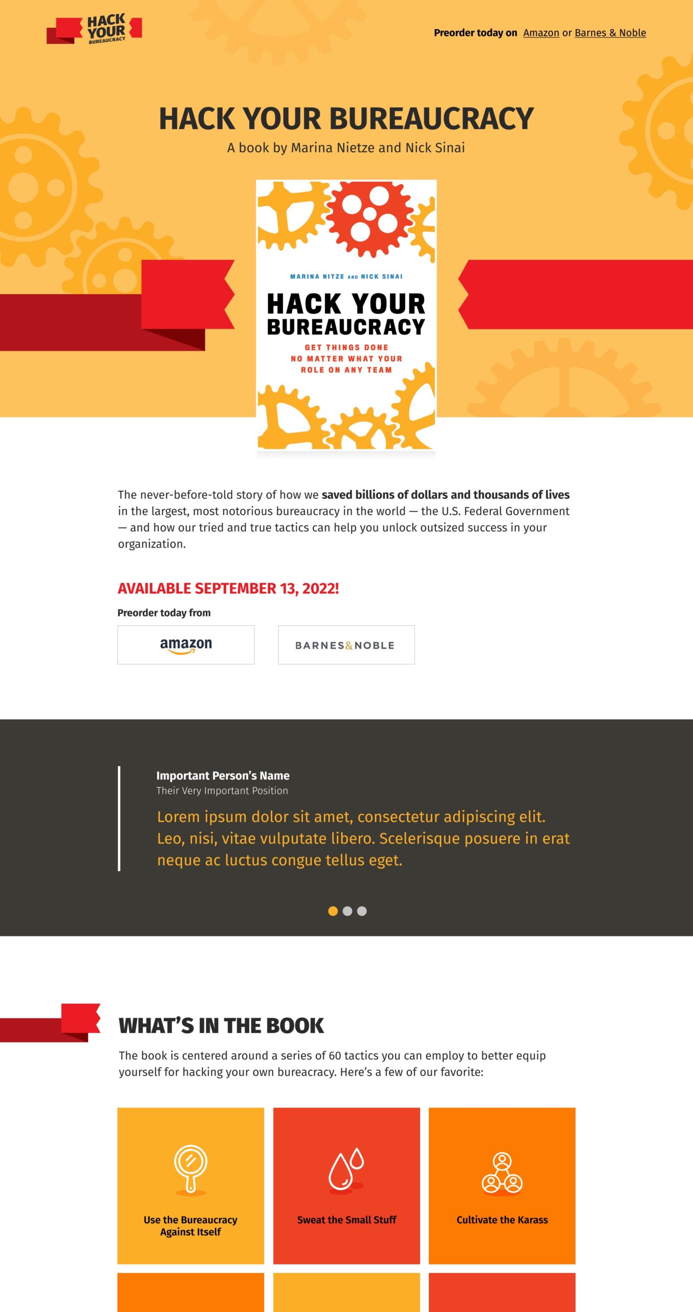 Hack Your Bureaucracy Home Page